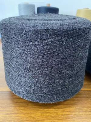 Black 19s/2 14% Stainless Steel Fiber With 86% Acrylic Fiber Blended Touch Screen Conductive Yarn