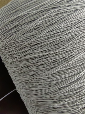 Stainless Steel Composite Twist Yarn With PET Wrapping F316L+ PET As RFID Antenna In Tag