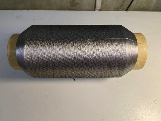 316L Stainless Steel Twist Threads 12um 100filament*2 For UHF RFID Tag