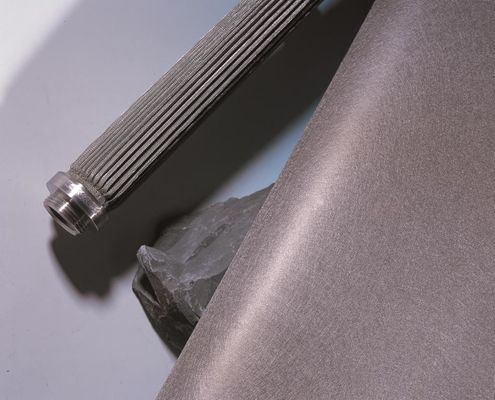 750g/M2 0.36mm Thickness Sintered Metal Fiber Felt 74% Porosity